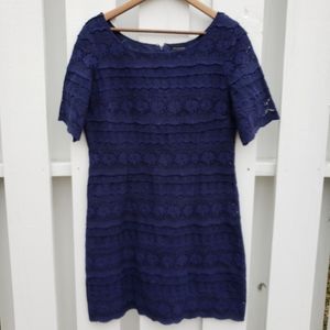 Blue Banana Republic layered eyelet dress